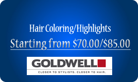 Hair Coloring/Highlights from $70.00/$85.00